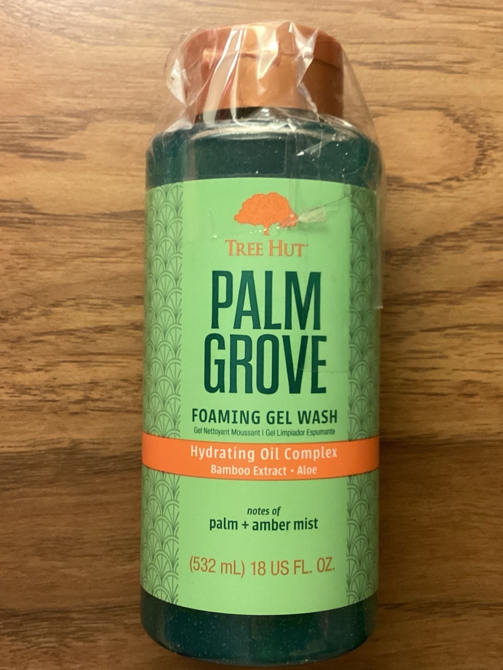 Tree Hut Palm Grove Foaming Wash with Notes of Palm and Amber Mist, 18 fl. Oz.